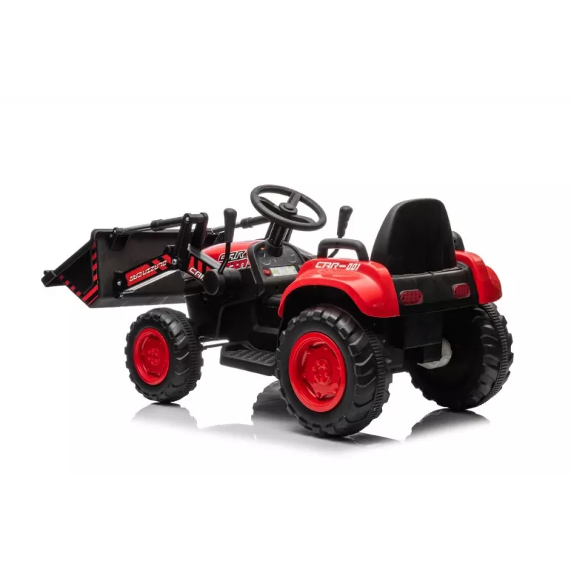 LEAN CARS Trattore ricaricabile con benna BW-X002A rosso