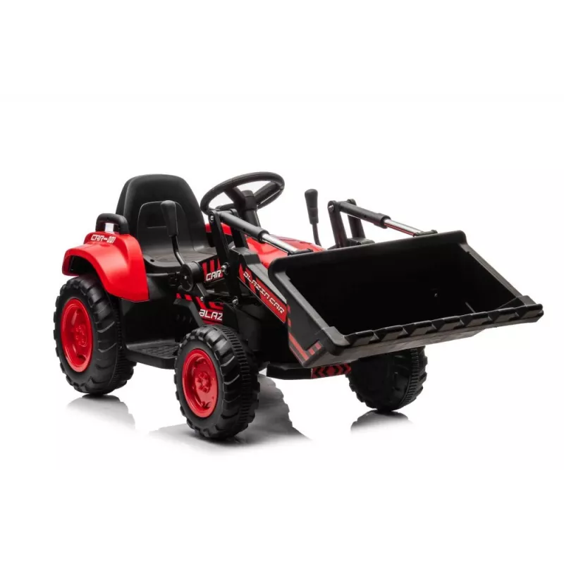 LEAN CARS Trattore ricaricabile con benna BW-X002A rosso