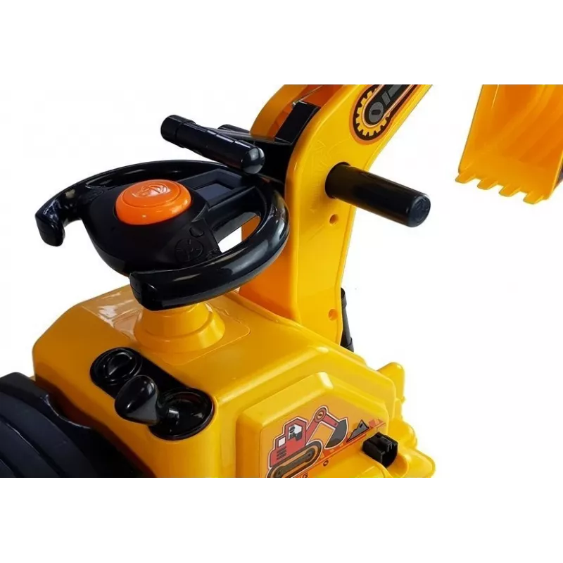 LEAN CARS Escavatore per bambini con braccio mobile e vasino 4814