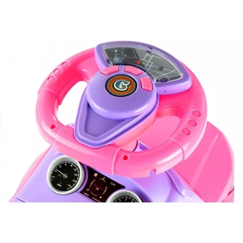 LEAN CARS Triciclo per bambini 613W rosa con suoni e luci
