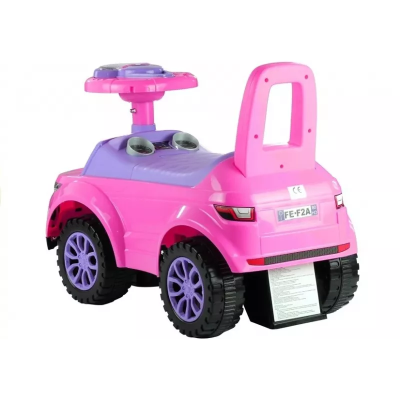 LEAN CARS Triciclo per bambini 613W rosa con suoni e luci