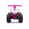 LEAN CARS TR1805 Quad elettrico da cavalcare bianco-rosa