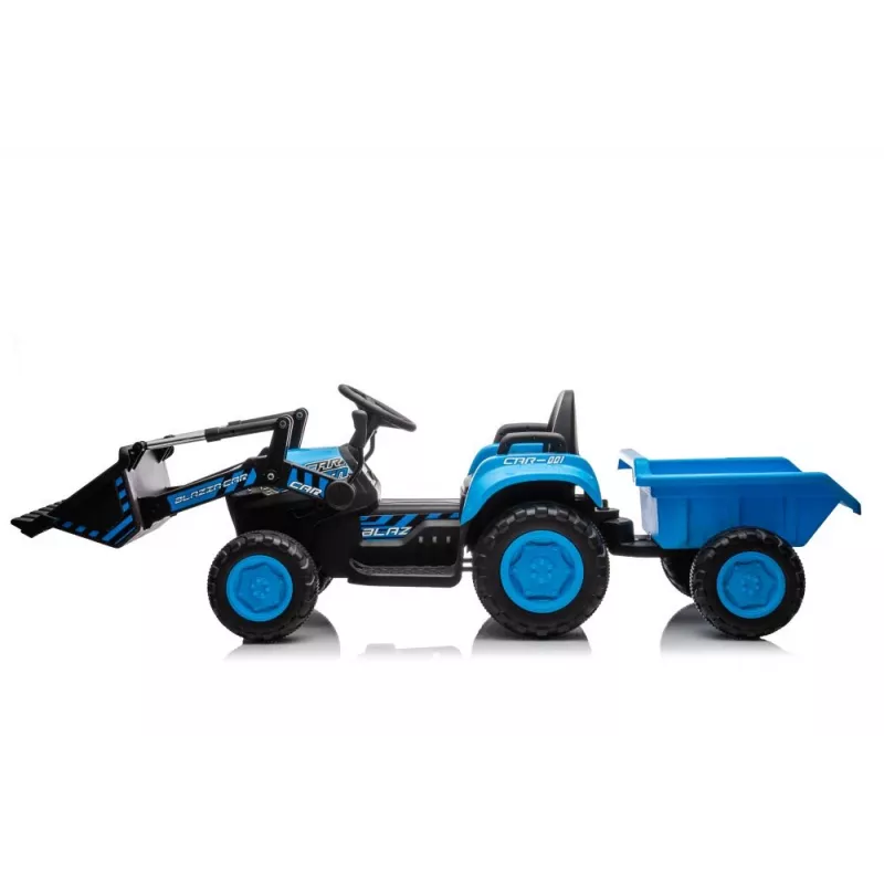 LEAN CARS Trattore con benna BW-X002A blu