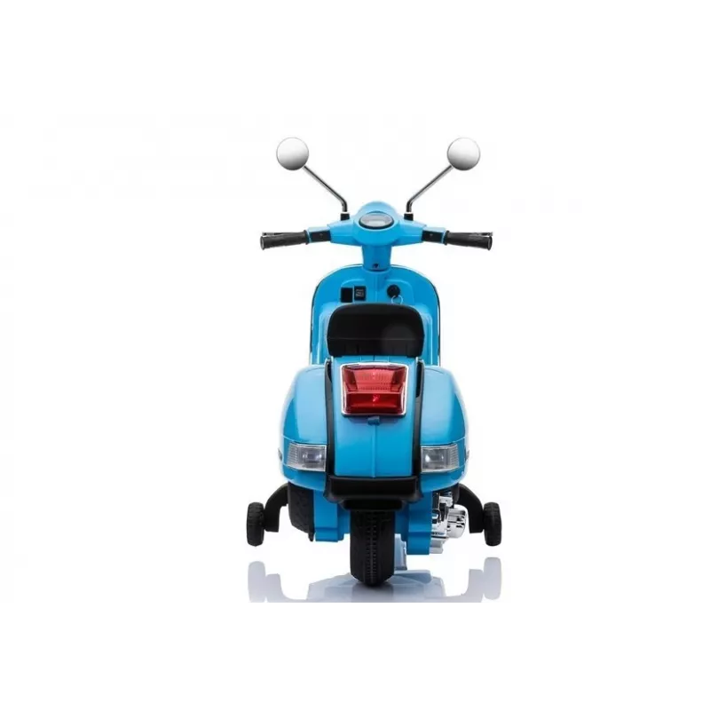 LEAN CARS Vespa Scooter moto elettrica per bambini - blu