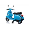 LEAN CARS Vespa Scooter moto elettrica per bambini - blu