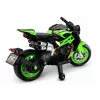 LEAN CARS XW-07 moto a batteria con ruote LED illuminate verde