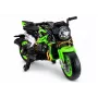 LEAN CARS XW-07 moto a batteria con ruote LED illuminate verde