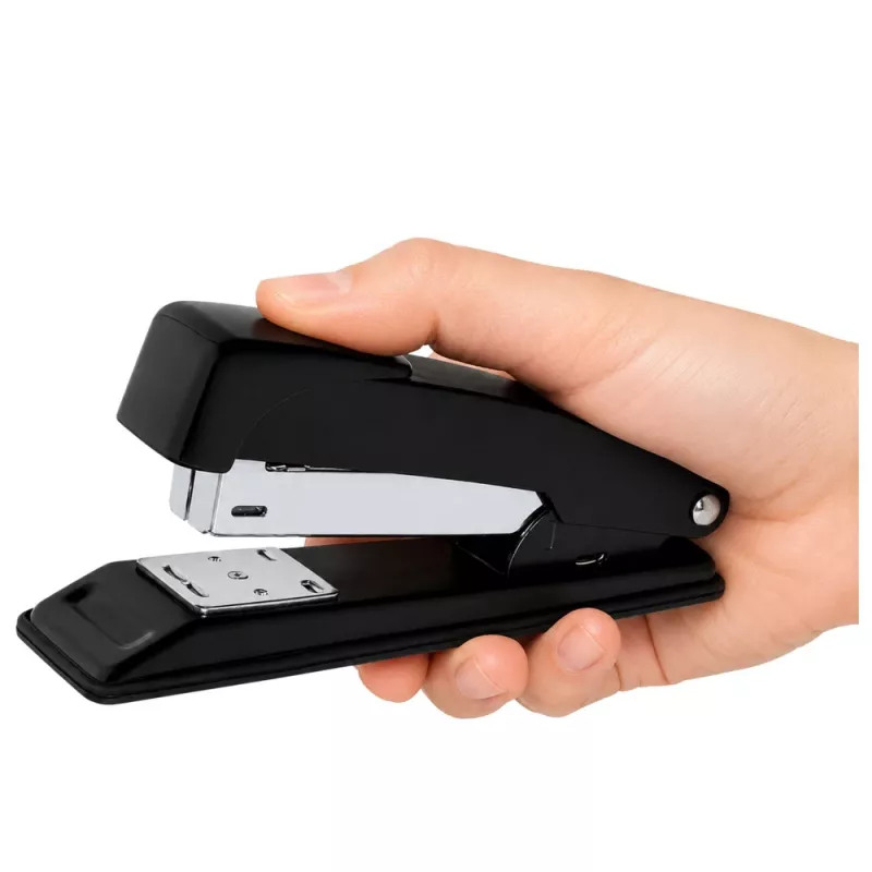 LEAN cucitrice classica per ufficio e scuola nera punti 50mm 24/6 26/6