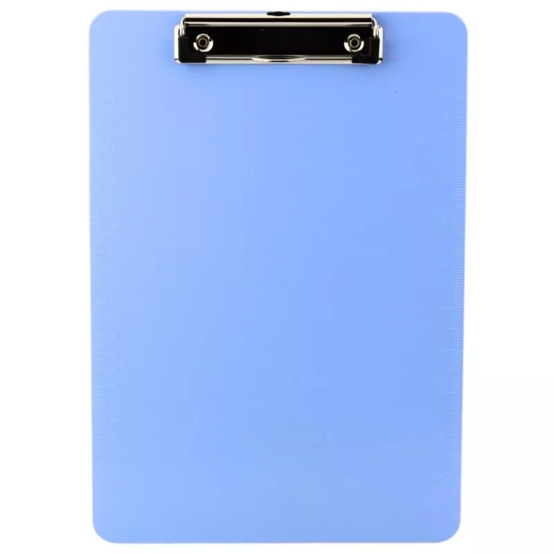 LEAN Portablocco righello da scrittura A4 plastica blu