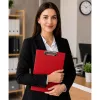 LEAN Portablocco con clip in metallo per scrivere A4 rosso