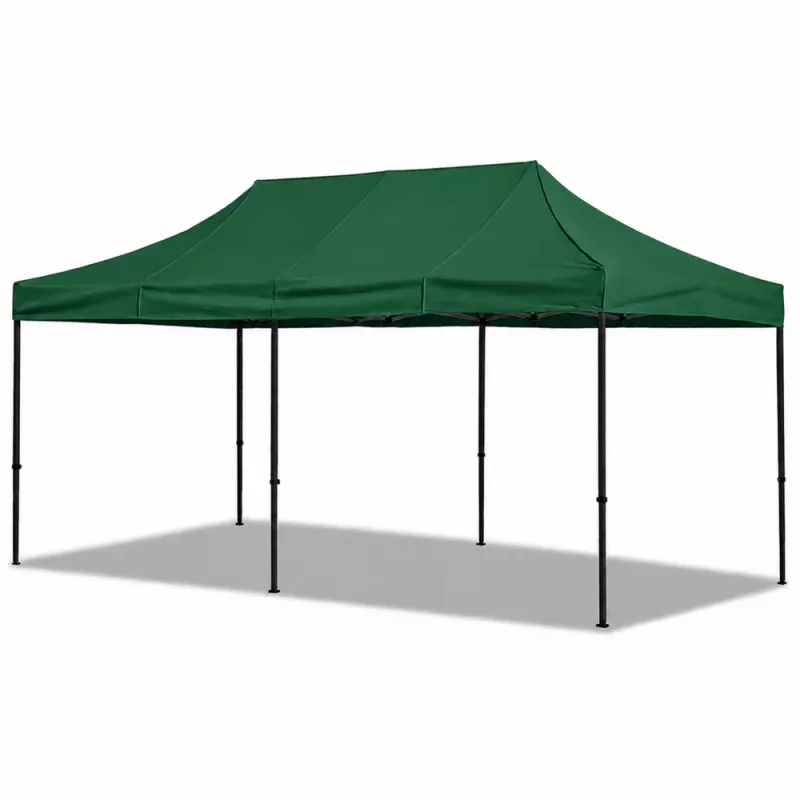 LEAN Express Gazebo da giardino padiglione commerciale catering verde 3x6 m