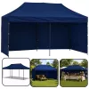 LEAN Express Gazebo da giardino padiglione commerciale catering blu navy 3x6 m