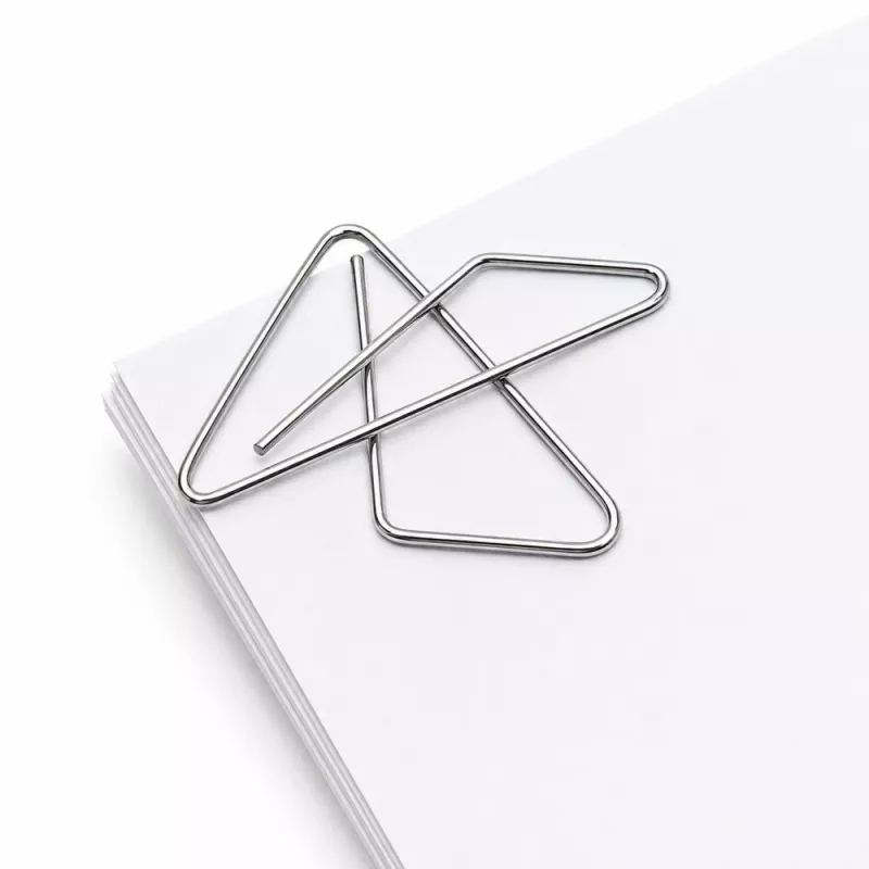 LEAN Clip metalliche a farfalla per documenti da ufficio 32 mm 50 pezzi