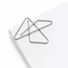LEAN Clip metalliche a farfalla per documenti da ufficio 64 mm 12 pezzi