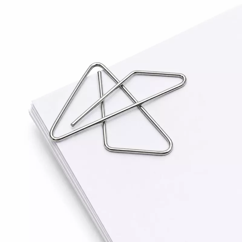 LEAN Clip metalliche a farfalla per documenti da ufficio 64 mm 12 pezzi