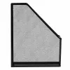 LEAN Supporto organizer da ufficio in metallo per documenti e raccoglitori, verticale, nero, A4