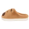 LEAN pantofole peluche capibara con orecchie calde morbide beige taglia 32-33