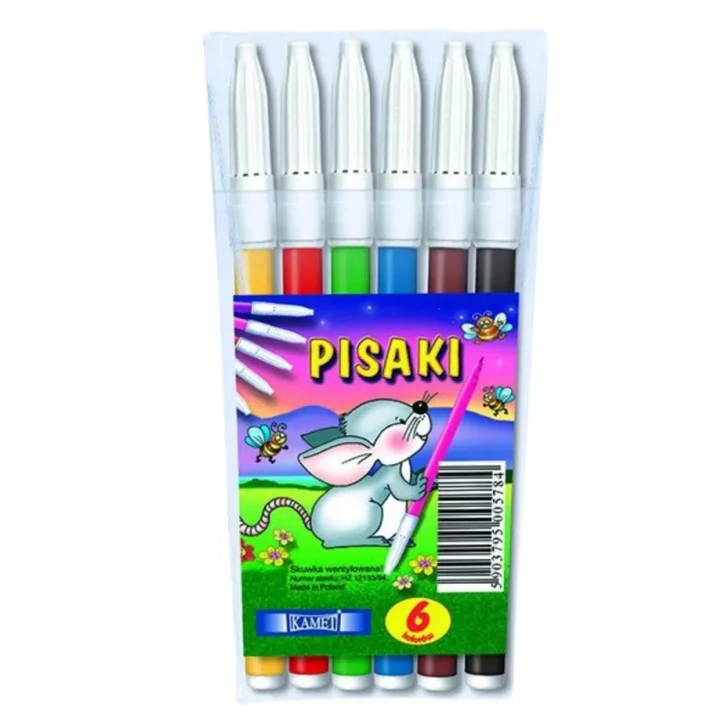 LEAN SCHOOL KAMET pennarelli 6 colori