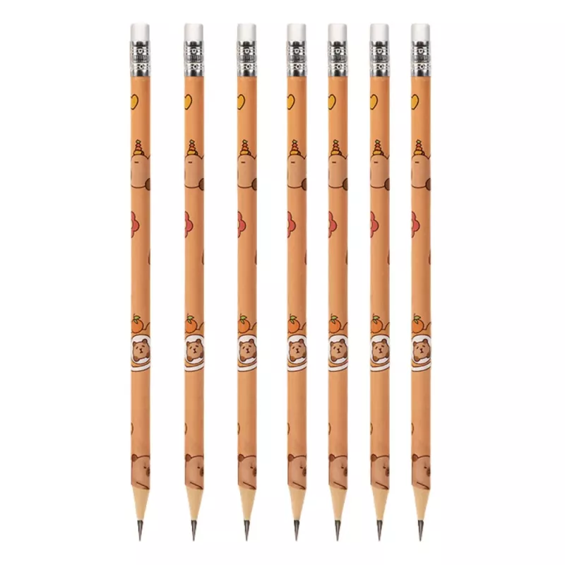 LEAN set con 30 matite in grafite HB e gomma Capybara in un tubo