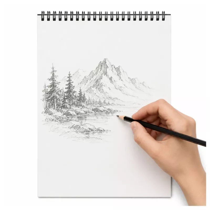 LEAN album da disegno a spirale A4 160 g/m² 60 fogli