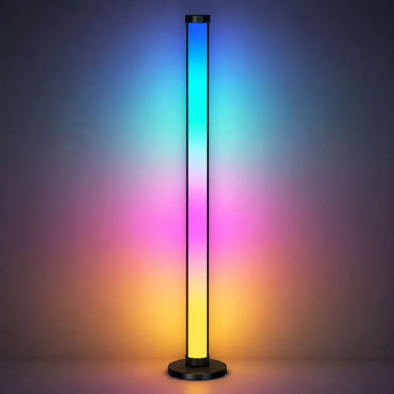 LEAN lampade da terra smart luci LED RGB colorate telecomando app 125cm 2 pz