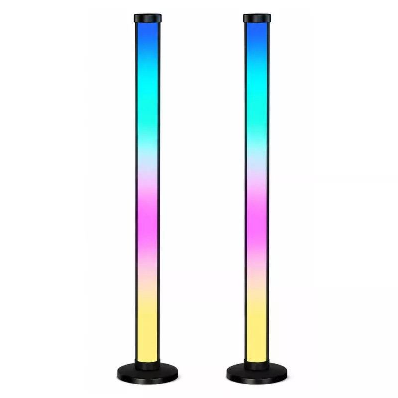 LEAN lampade da terra smart luci LED RGB colorate telecomando app 125cm 2 pz