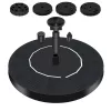 LEAN fontana da giardino solare per stagni, 4 ugelli, 180 L/h