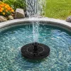 LEAN fontana da giardino solare per stagni, 4 ugelli, 180 L/h