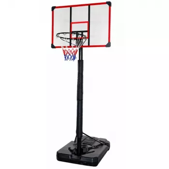 LEAN SPORT canestro da basket con supporto mobile regolabile 200-305cm