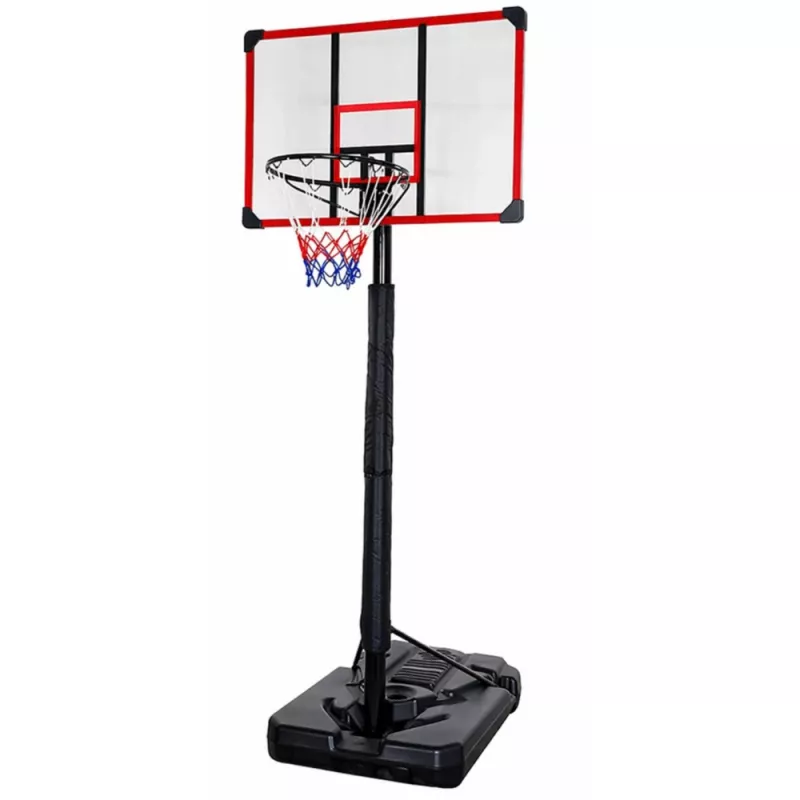 LEAN SPORT canestro da basket con supporto mobile regolabile 200-305cm