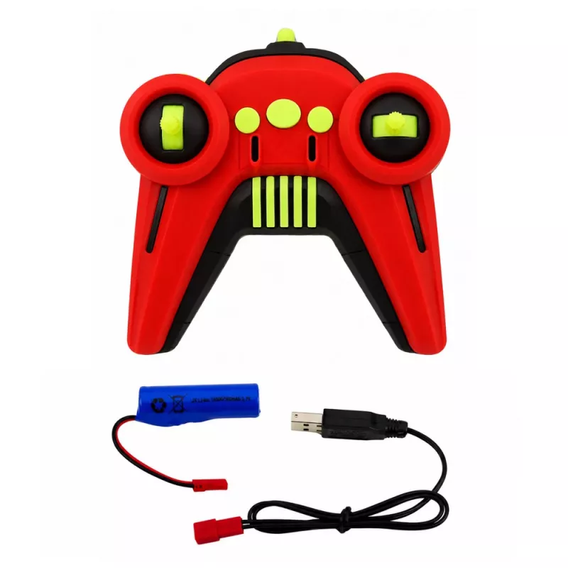 LEAN TOYS 1:14 4WD Auto stunt radiocomandata con rotazione 360° e luci LED