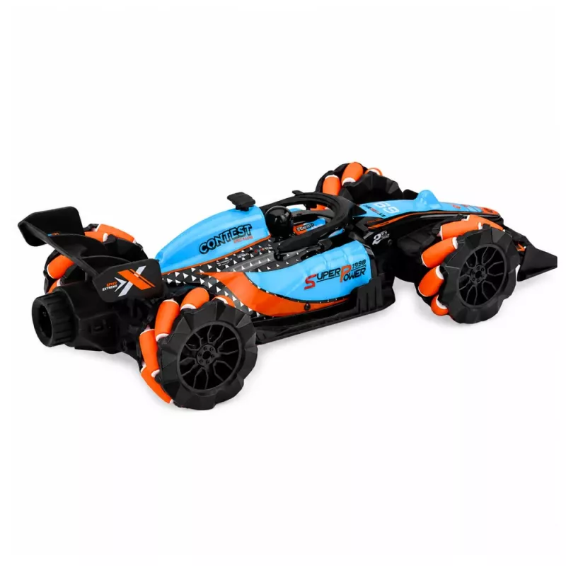 LEAN TOYS 1:14 4WD Auto stunt radiocomandata con rotazione 360° e luci LED