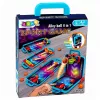 LEAN TOYS Mini Arcade Game 3 in 1 – Valigetta portatile con basket da tavolo, flipper e bowling (multicolore)