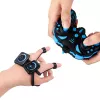 LEAN TOYS 360° telecomando a gesti auto stunt RC rossa