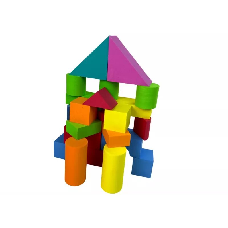LEAN TOYS 41 blocchi da costruzione in schiuma per bambini