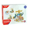 LEAN TOYS 4in1 buggy-tavolo didattico-girello-bicicletta per neonati blu
