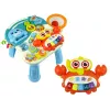 LEAN TOYS 4in1 buggy-tavolo didattico-girello-bicicletta per neonati blu