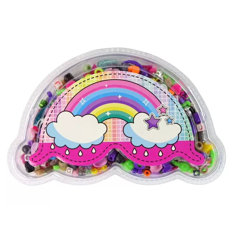 LEAN TOYS Set di perline colorate bigiotteria fai da te