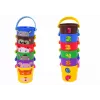 LEAN TOYS Set di secchielli colorati con animali - una piramide