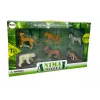 LEAN TOYS Set figure fauna selvatica africana canguro zebra