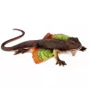 LEAN TOYS Agama Lizard Webbed Figura in gomma estensibile realistica 13 cm