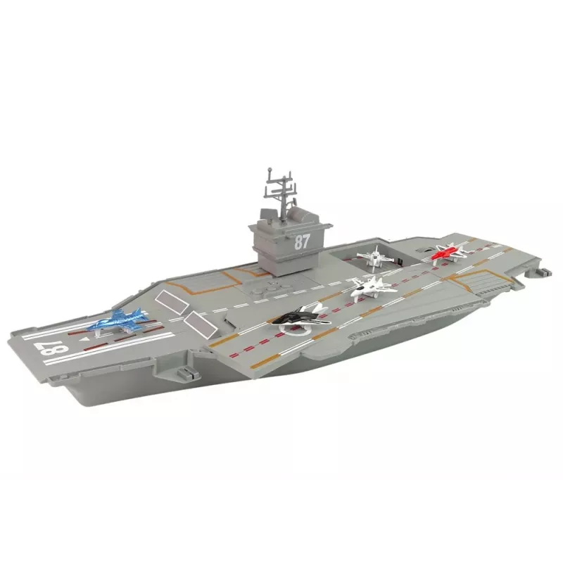 LEAN TOYS Portaerei Jets 5 pezzi suono luce