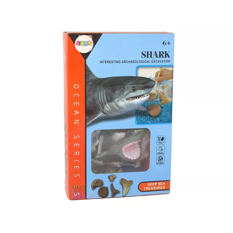 LEAN TOYS Ammonite Squalo kit di scavo educativo