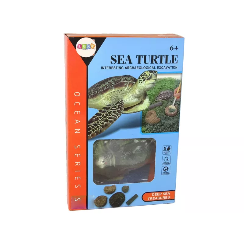 LEAN TOYS Ammonite Tartaruga kit di scavo educativo