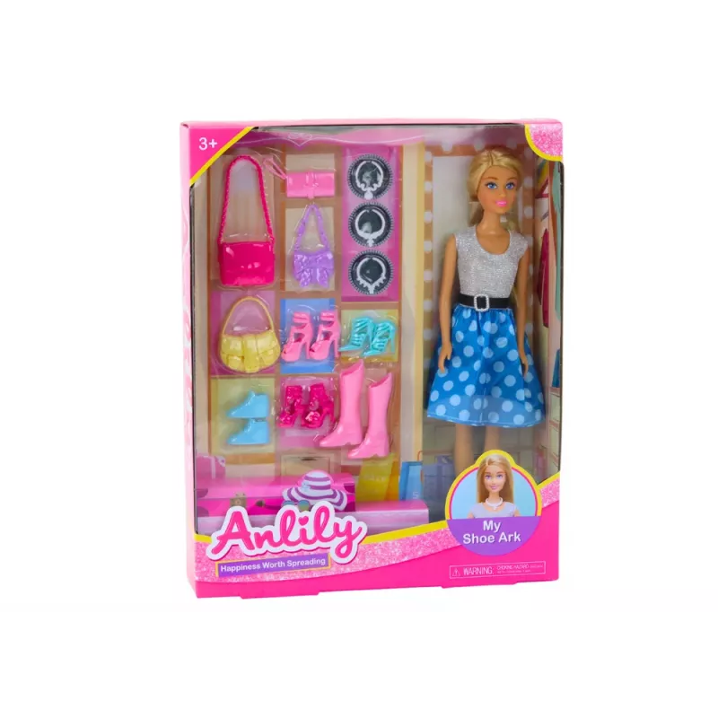 LEAN TOYS Set bambola Anlily vestiti accessori extra