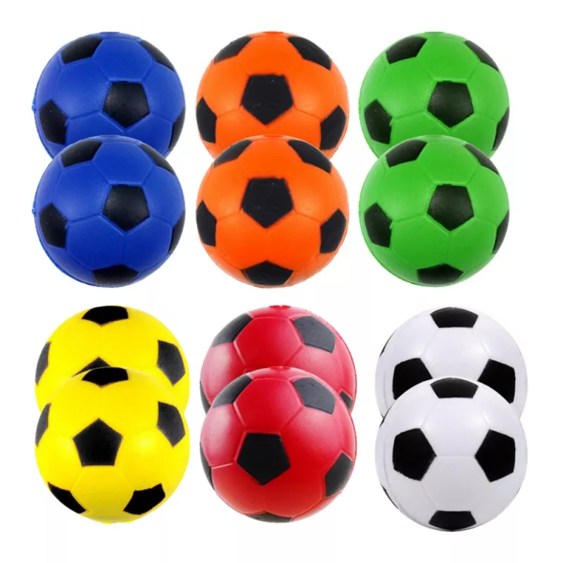 LEAN TOYS Palline Antistress Rimbalzanti Set da 12 Colorate 6,5 cm