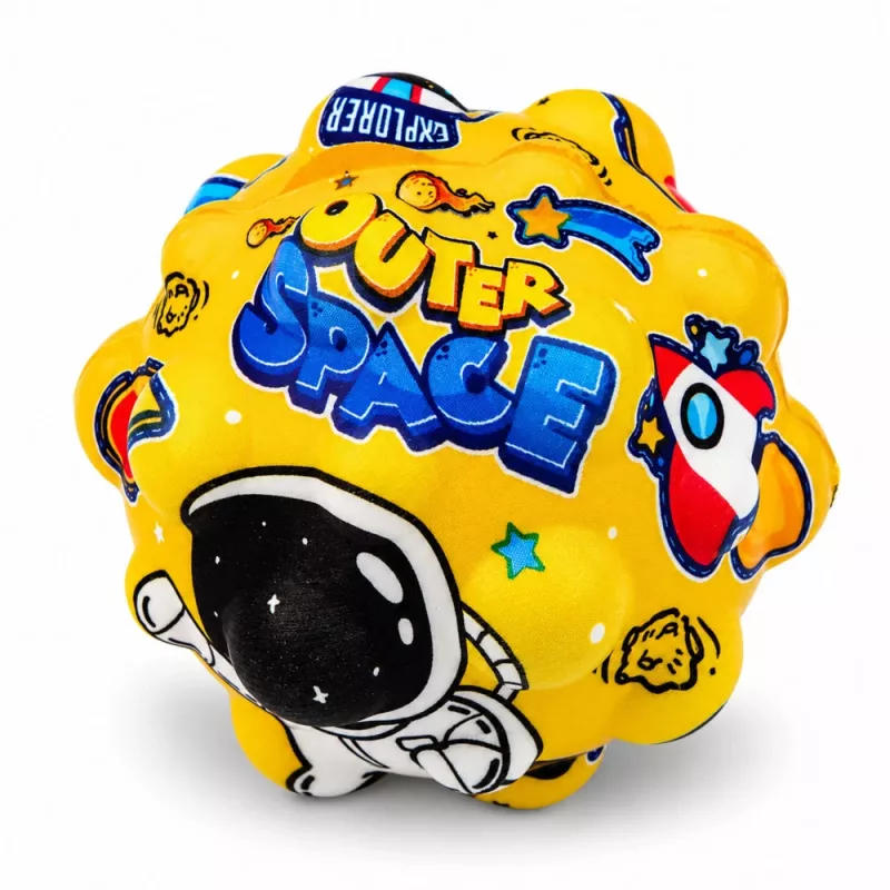 LEAN TOYS palla antistress in schiuma con rilievi per saltare Kosmos 7 cm