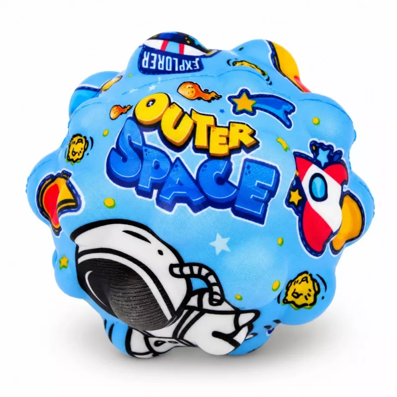 LEAN TOYS palla antistress in schiuma con rilievi per saltare Kosmos 7 cm