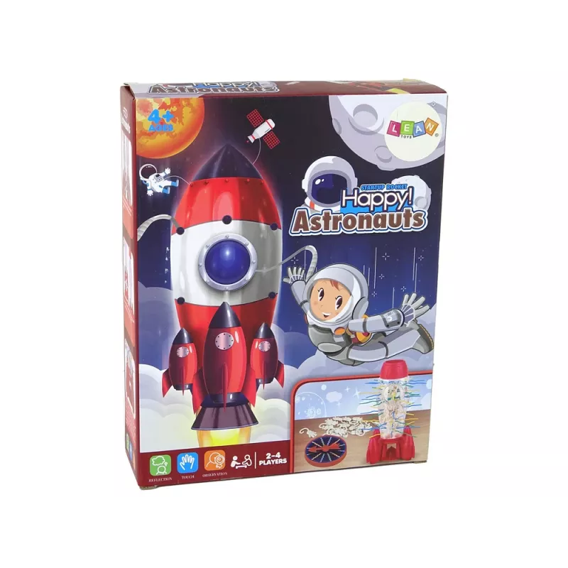 LEAN TOYS Gioco arcade Astronauti cadenti Razzo