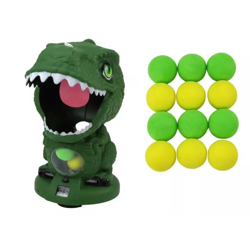 Gioco arcade LEAN TOYS Shooting Dinosaur Green Ball Gun
